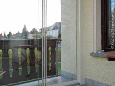 Glashaus - Terrassenueberdachung mit Schiebeverglasung