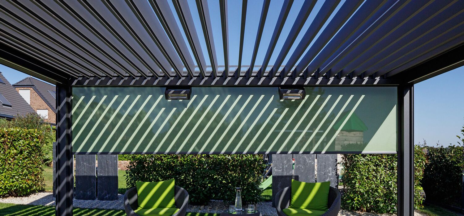 Lamellendach - Hochwertiger Sonnenschutz, Perfekt für die Terrasse oder Garten