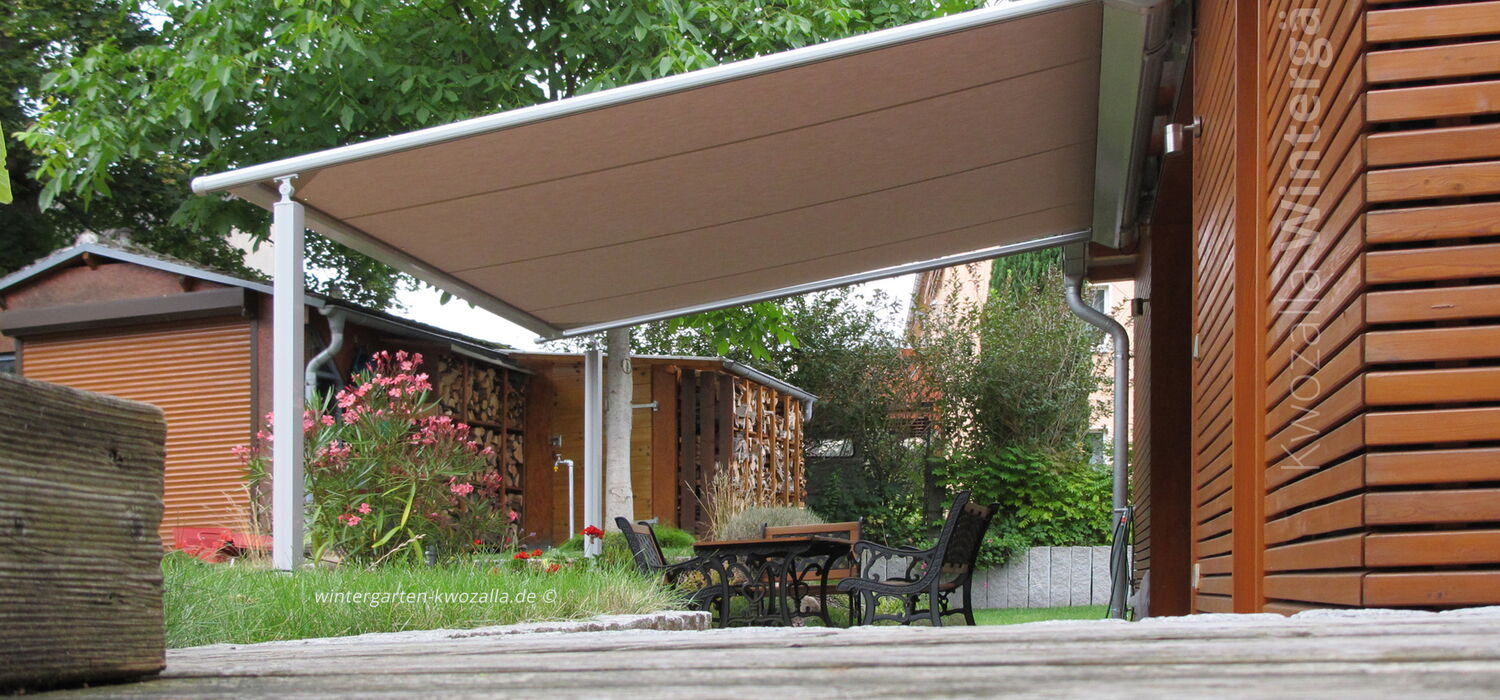 Die Pergola-Markise - Terrassenspaß bei fast jedem Wetter – egal ob bei Sonne, Wind oder Regen